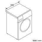 Bosch Serie 6 tvättmaskin frontmatad 9 kg WGG242Z2SN