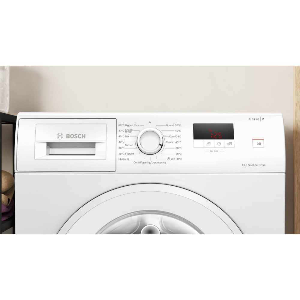 Bosch tvättmaskin frontmatad 7 kg WGE02200SN
