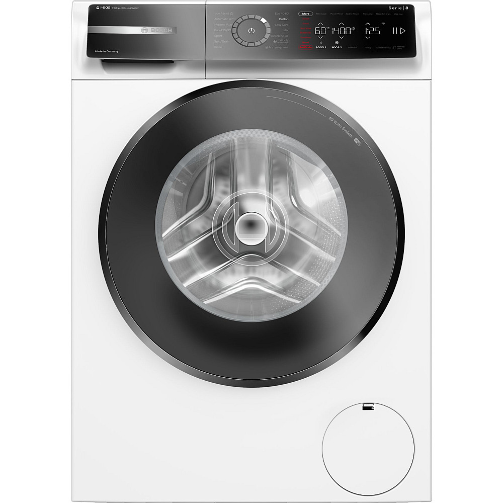 Bosch Serie 8 frontmatad tvättmaskin 10 kg WGB254A0SN