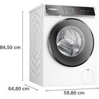 Bosch Serie 8 frontmatad tvättmaskin 9 kg WGB244A0SN