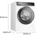 Bosch Serie 8 frontmatad tvättmaskin 9 kg WGB244A0SN