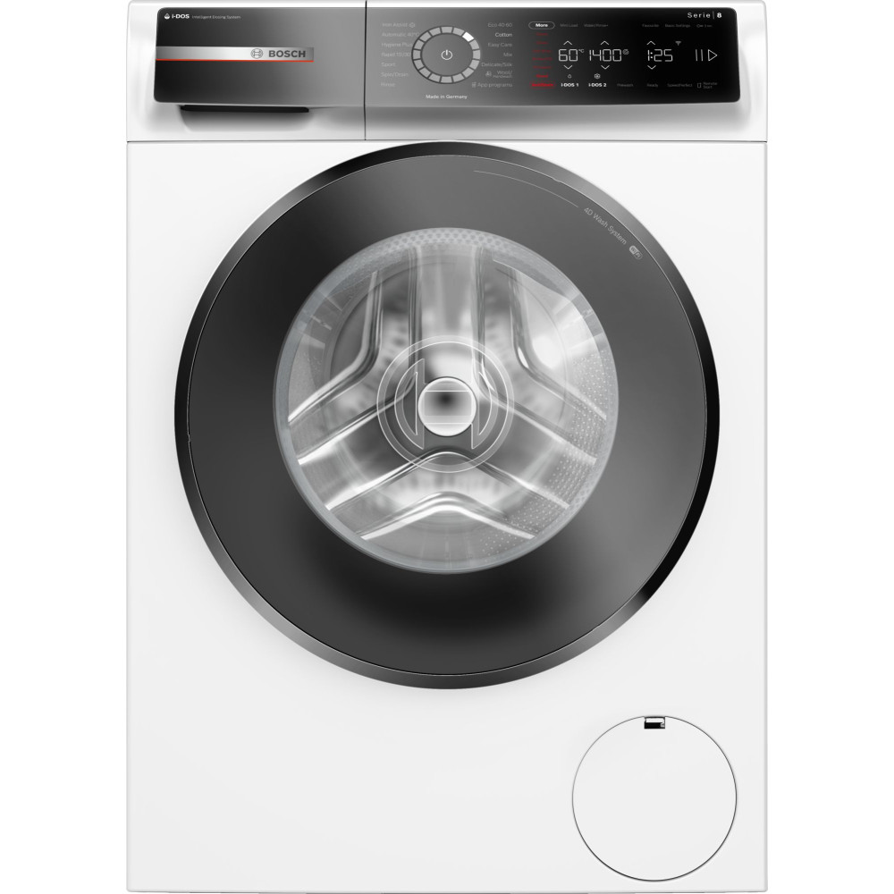 Bosch Serie 8 tvättmaskin iDOS 2,0 9 kg WGB244ALSN