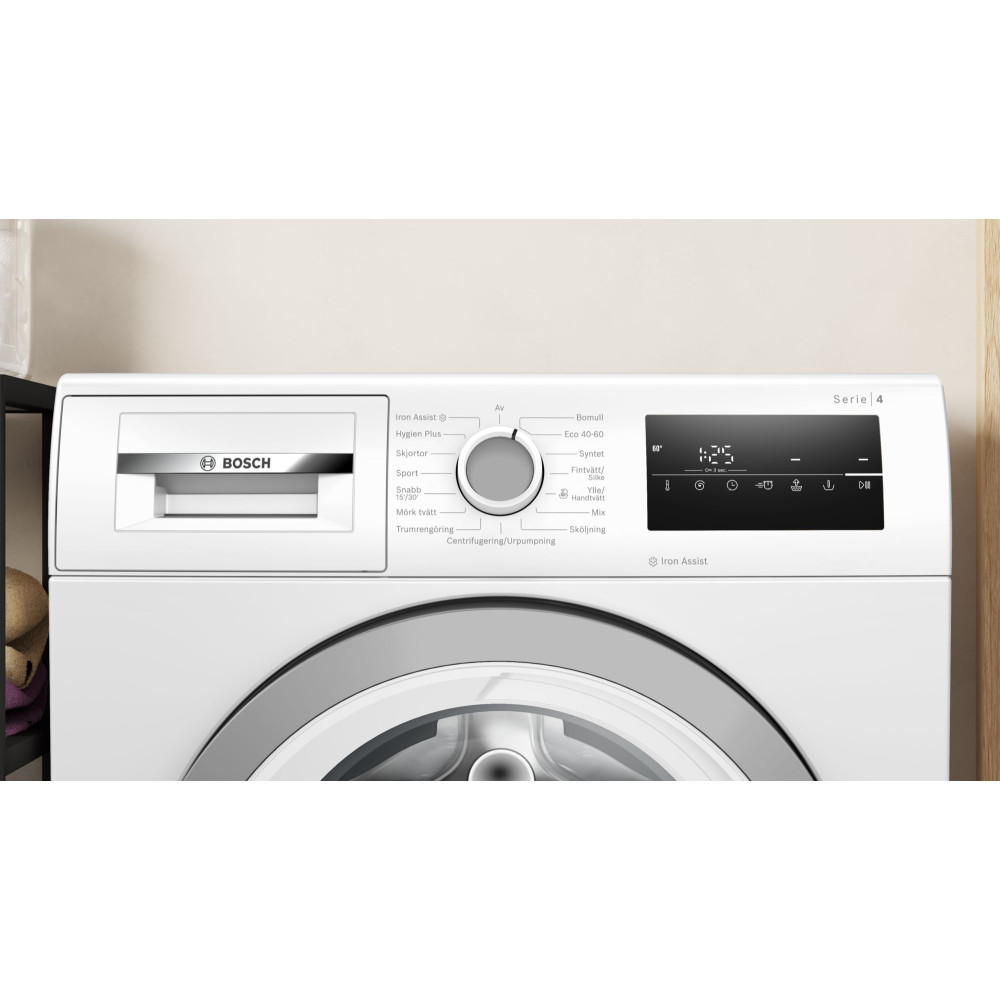 Bosch Serie 4 frontmatad tvättmaskin 8 kg WAN2821SSN