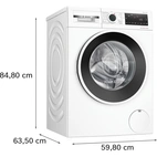 Bosch Serie 6 kombinerad tvätt och tork 10,5/6 kg WNG2540LSN