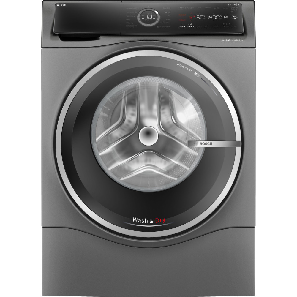 Bosch Serie 8 kombinerad tvätt och tork 10.5/6 kg WNC254ARSN