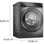 Bosch Serie 8 kombinerad tvätt och tork 10,5/6 kg WNC254ARSN