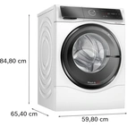 Bosch Serie 8 kombinerad tvätt och tork 10,5/6 kg WNC254A0SN