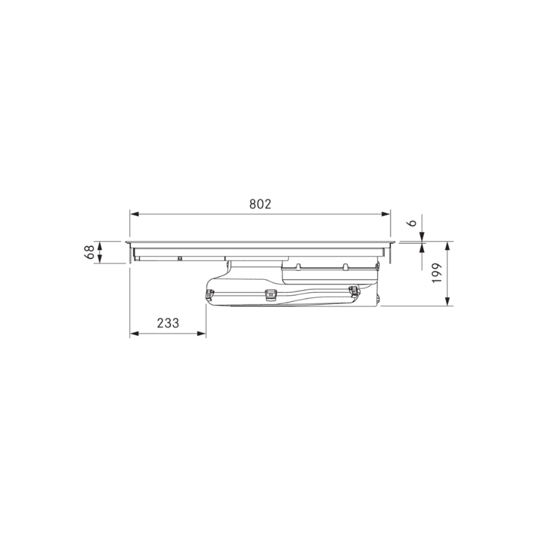 BORA X Pure Rough Induktionshäll med Flexibla Zoner - Kolfilter