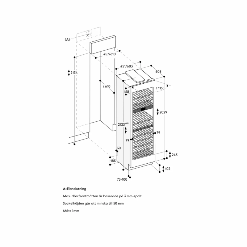 Gaggenau Vario cooling Expressive vinskåp 61cm