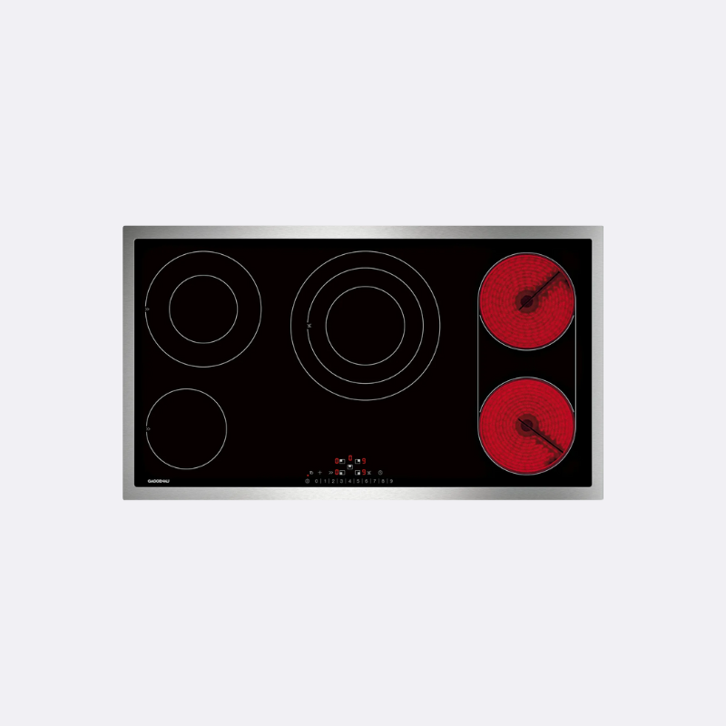 Gaggenau Glaskeramik 90cm Touch stålram