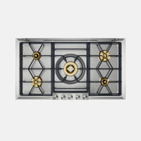 Gaggenau Serie 200 gashäll 90cm naturgas stål