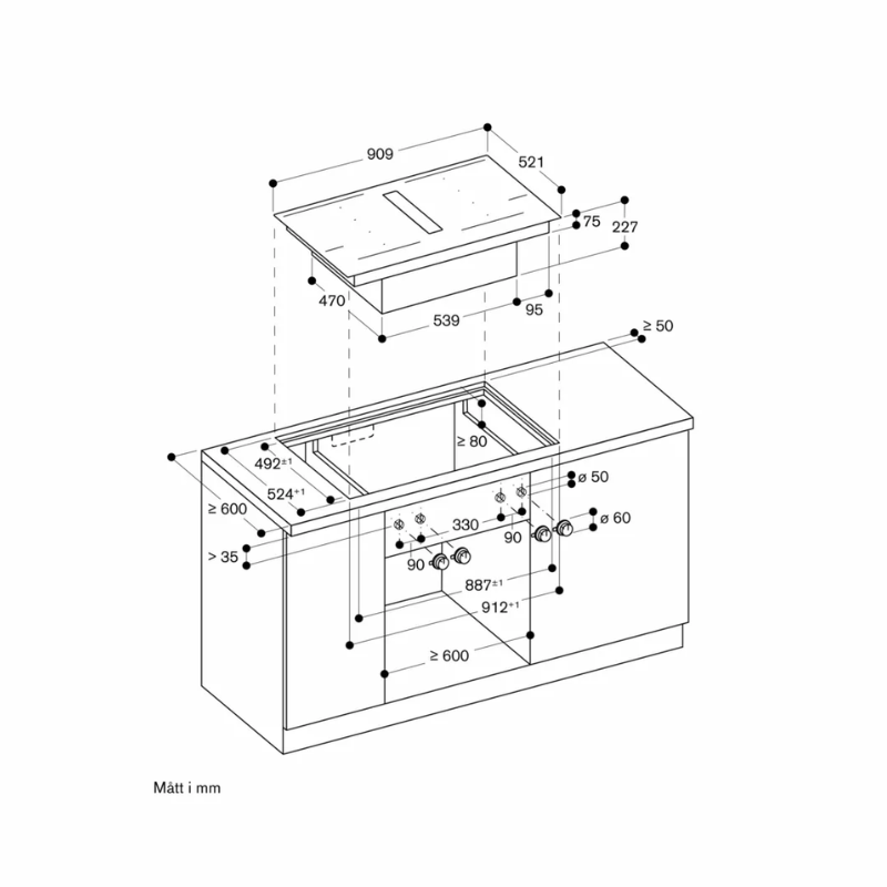 Gaggenau S400 häll 90cm