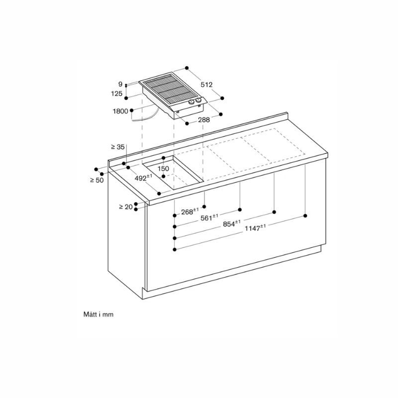 Gaggenau Vario 200 lavastensgrill 28cm svart