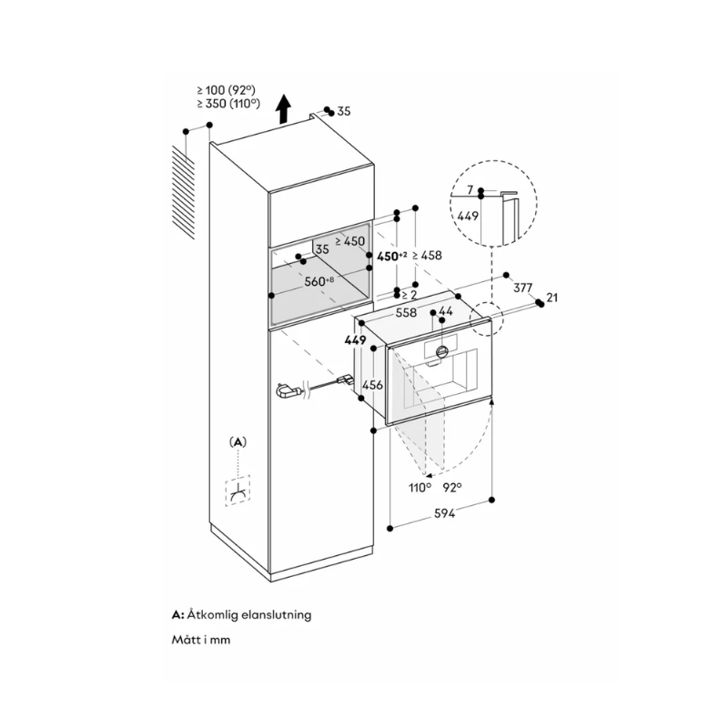 Gaggenau Kaffemaskin Minimalistic Sterling - Tank