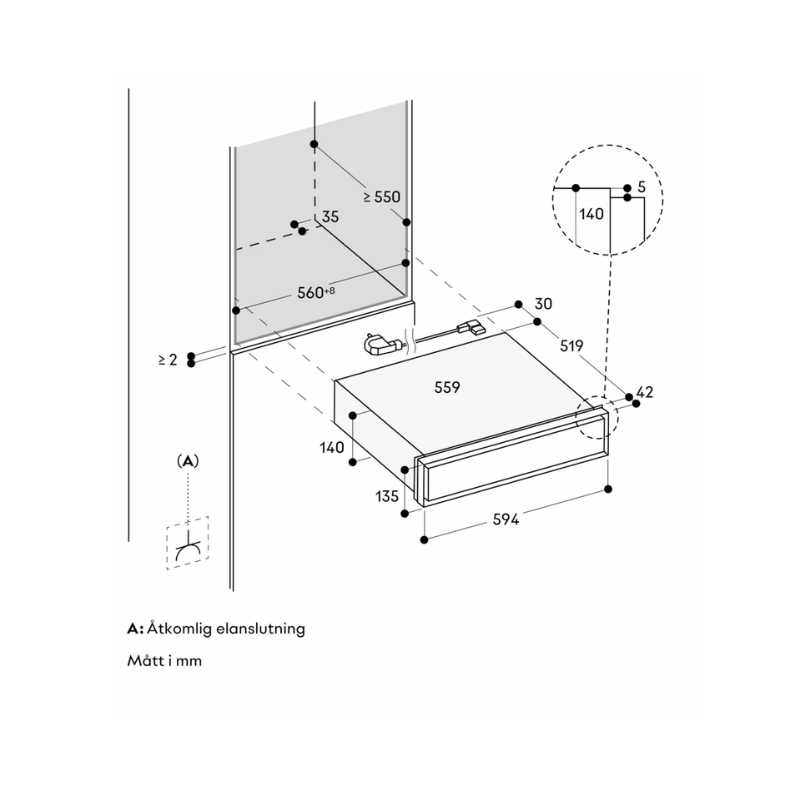 Gaggenau Kulinarisk värmelåda Expressive 60x14cm