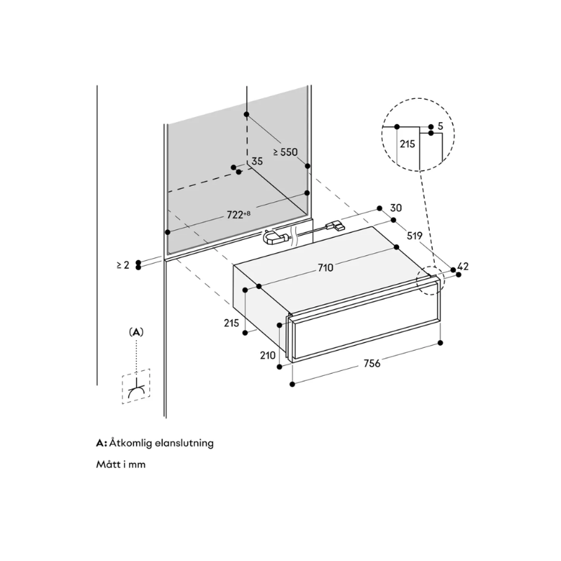 Gaggenau Värmelåda Expressive 76x21 cm