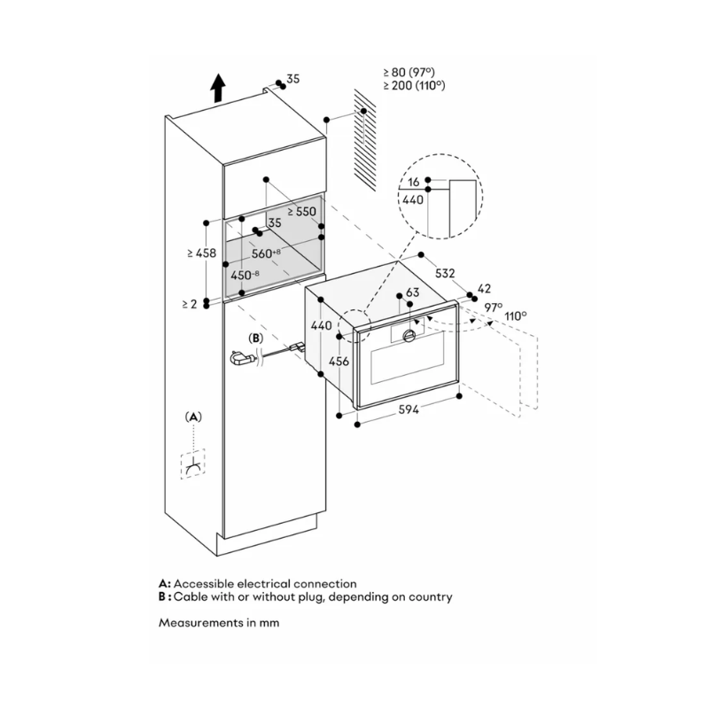Gaggenau Kombimikrougn Expressive 60cm H