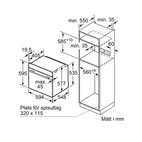 Bosch HBG7742B1 Serie 8, Inbyggnadsugn