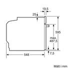 Bosch HBG578EB7 Serie 6 inbyggnadsugn