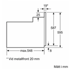 Siemens HB010FBA1 inbyggnadsugn IQ100