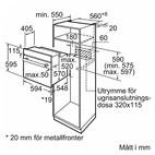 Siemens HB010FBA1 inbyggnadsugn IQ100