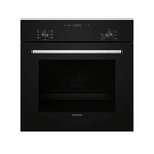 Siemens HB013FBB0 iQ100, Inbyggnadsugn, 60x60 cm, Svart