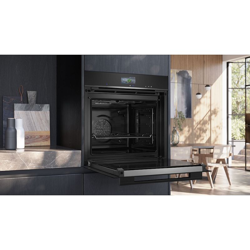 Siemens Inbyggnadsugn - Iq700, Ångfuktion, Pyrolys, Wifi HR776G3B1