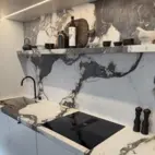 Bertazzoni Induktionshäll med integrerad fläkt, 60 cm, 4 zoner