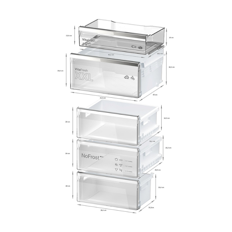Bosch KGN39AIAU Serie 6 kombinerad kyl/frys
