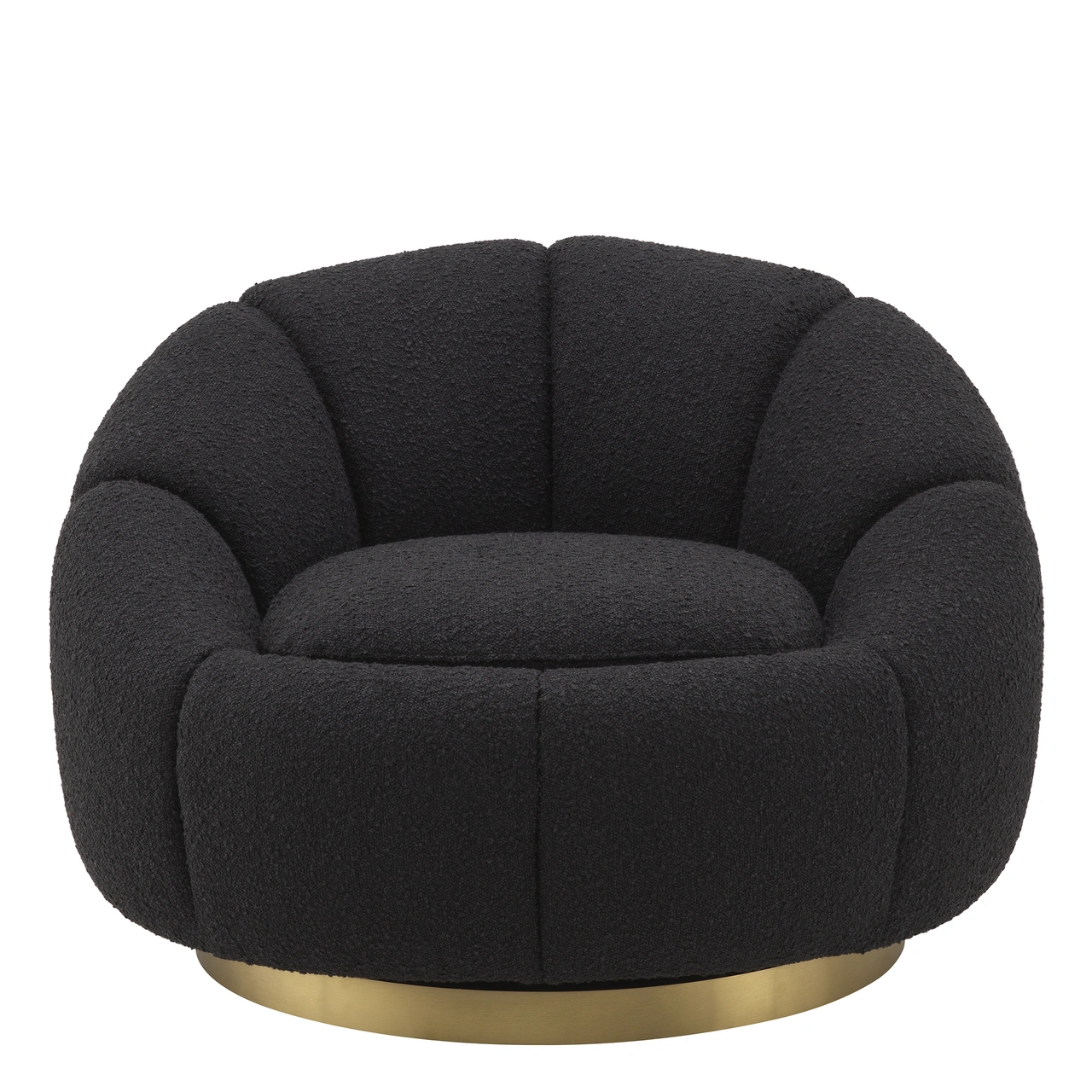 Fåtölj Inger Bouclé Black