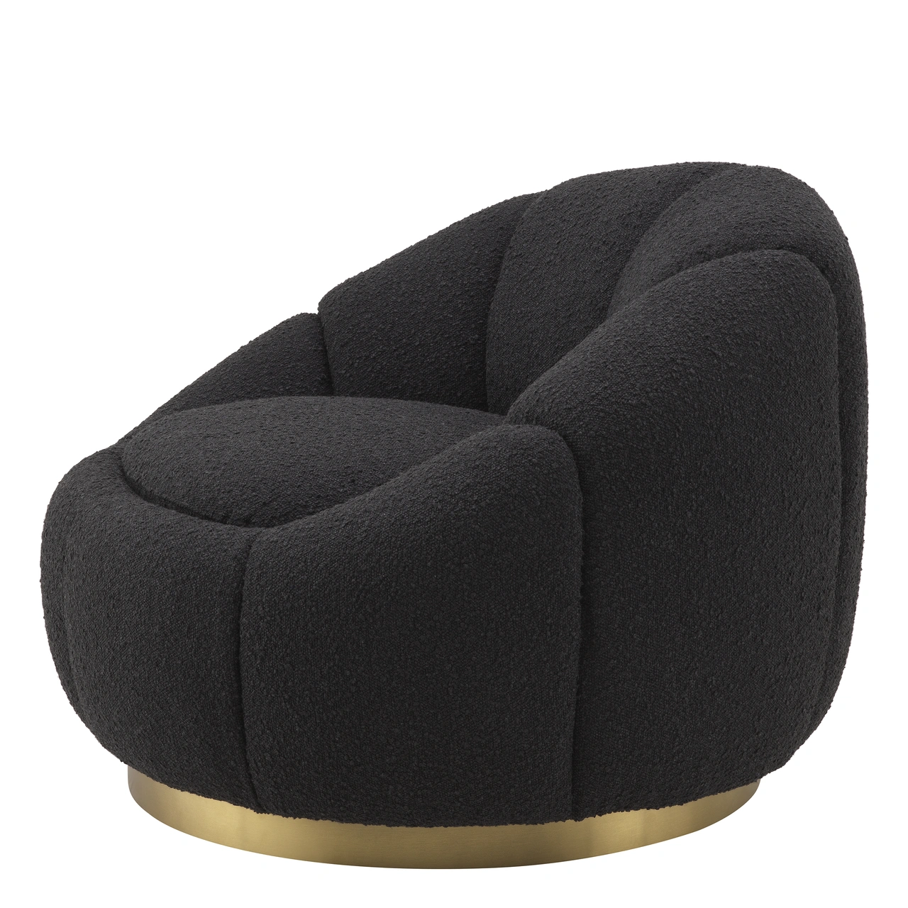 Fåtölj Inger Bouclé Black