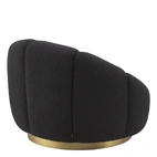 Fåtölj Inger Bouclé Black