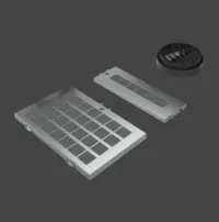 Siemens Recirkulationsset LZ10AFR00, kolfilter med lång livslängd