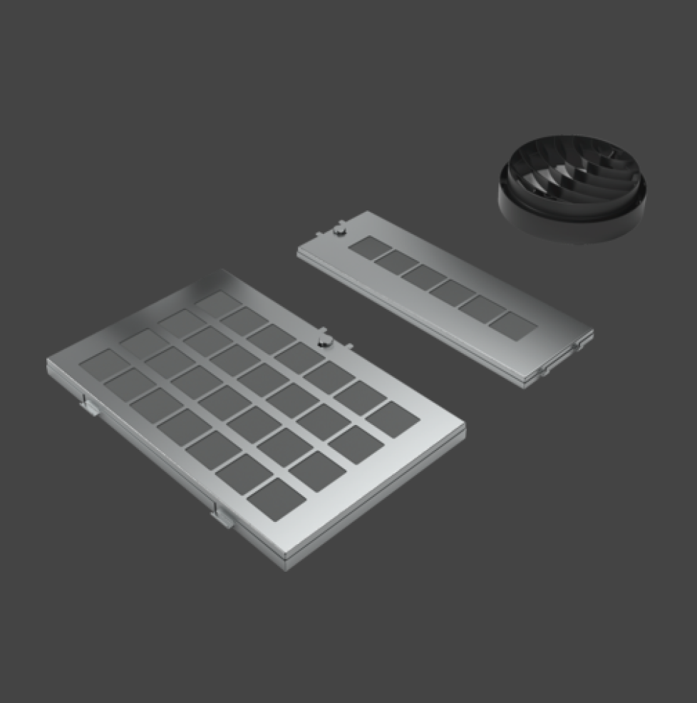 Siemens Recirkulationsset LZ10AFR00, kolfilter med lång livslängd