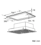 Siemens Underbyggnadsfläkt LB75565, LED-belysning