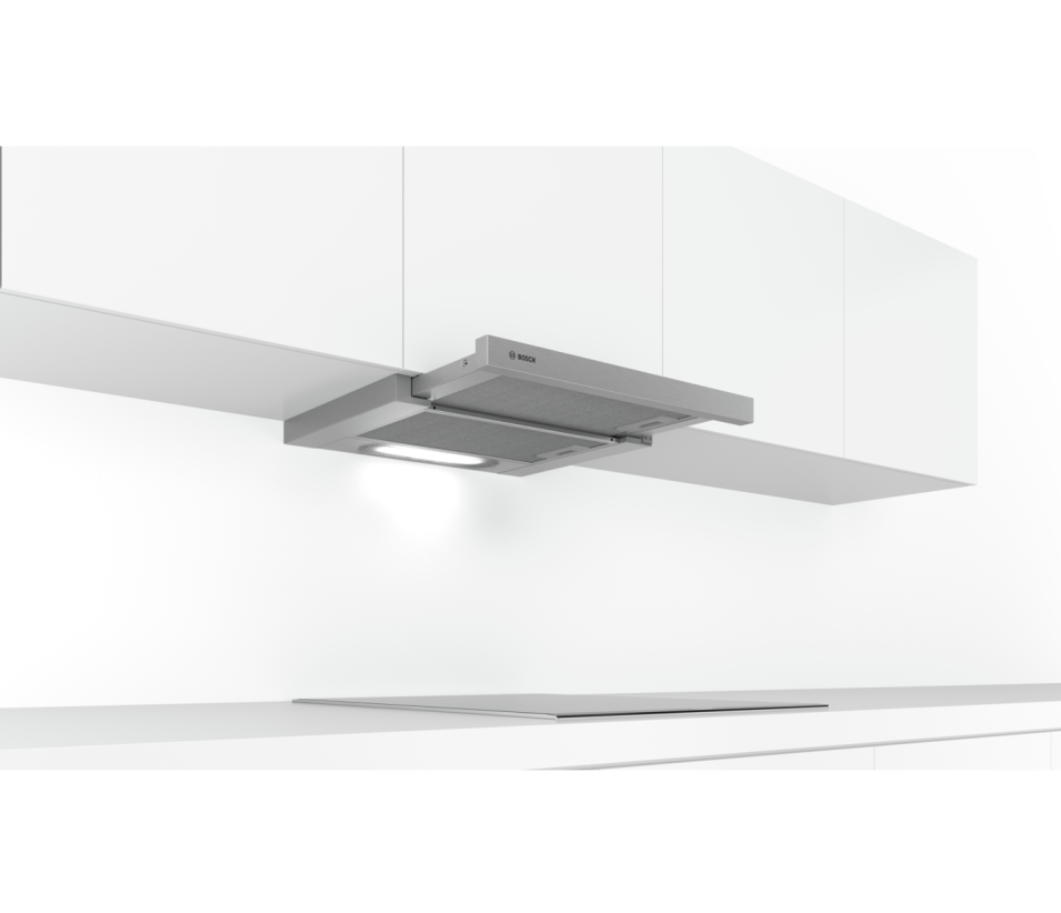 Bosch Utdragbar köksfläkt DFT63AC50, 60 cm Silver