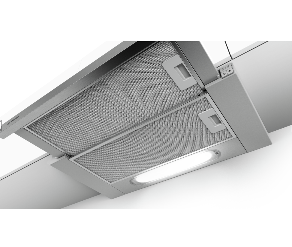 Bosch Utdragbar köksfläkt DFT63AC50, 60 cm Silver