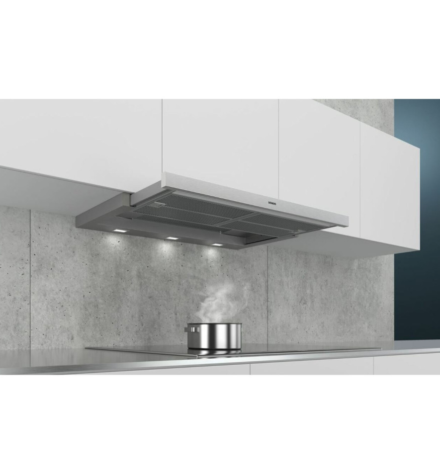 Siemens utdragbar köksfläkt LI97RB531, 90 cm LED