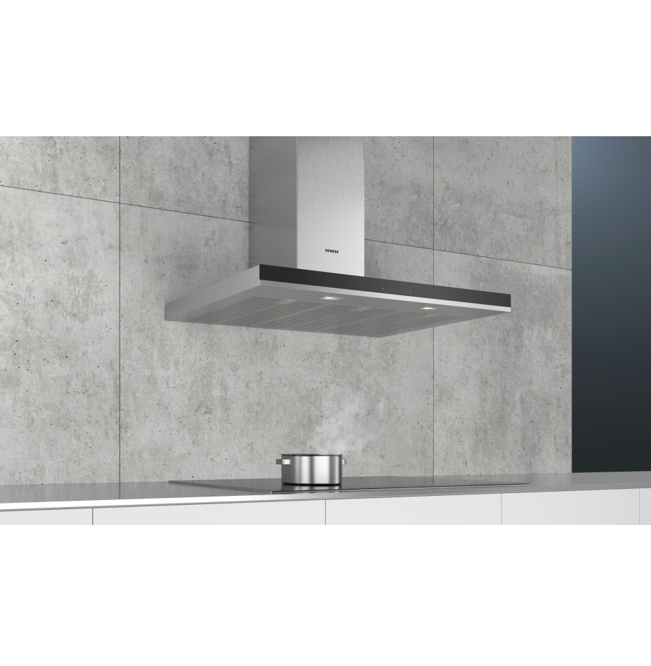 Siemens iQ300 Vägghängd köksfläkt LC97BHM50, 90 cm BoxDesign