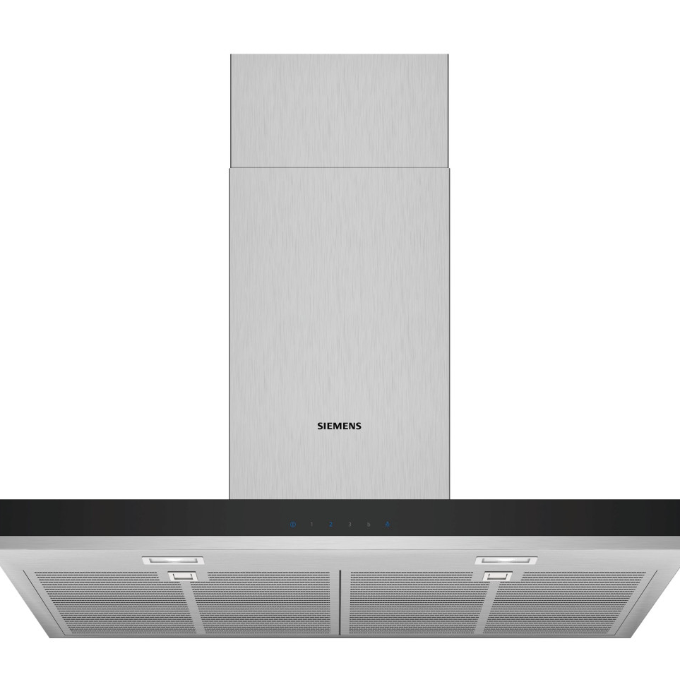 Siemens iQ300 Vägghängd köksfläkt LC77BHM50, 75 cm LED-belysning