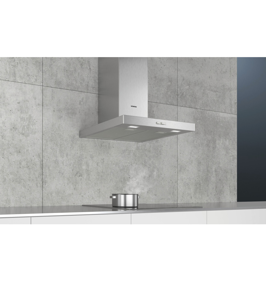 Siemens vägghängd fläkt LC64BBC50, boxDesign med LED