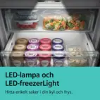 Siemens iQ500 Kombinerad kyl/frys KG39NAIBT, noFrost Inox