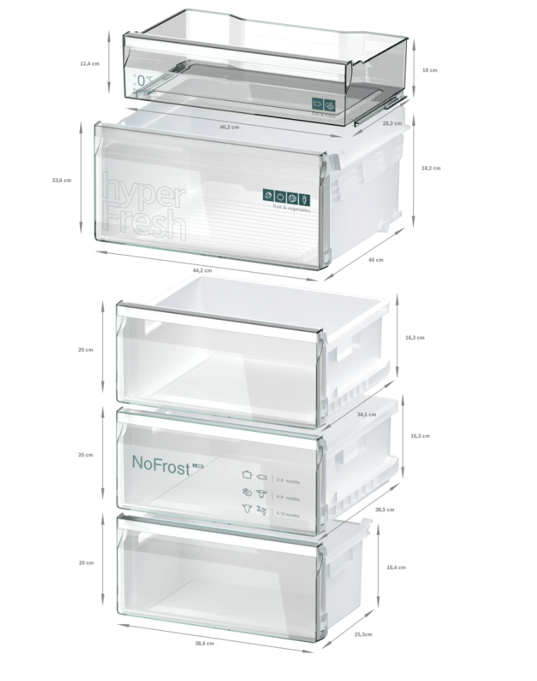 Siemens iQ300 Kyl/frys kombi KG39N2ICF, noFrost