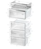Bosch Kyl/frys KGN39AIBT, NoFrost och PerfectFit