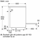 Bosch Serie 2 Glaskeramikspis HKA004020U, 60 cm