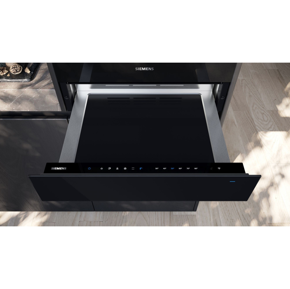 Siemens Värmelåda BI710C1B1, 14 cm push&pull Home Connect