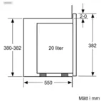 Bosch Inbyggnadsmikrovågsugn BFL524MB0, AutoPilot 7