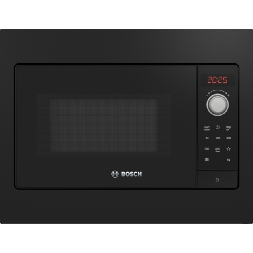 Bosch Inbyggnadsmikrovågsugn BFL523MB3, 50 cm Svart