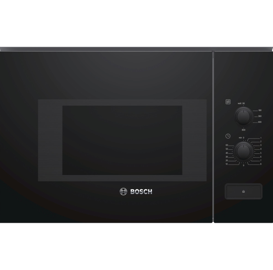 Bosch Inbyggnadsmikrovågsugn BFL520MB0, 800 W Svart
