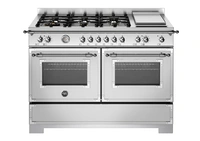 Bertazzoni Heritage Gasspis HER126G2EXT2, 120 cm Rostfri